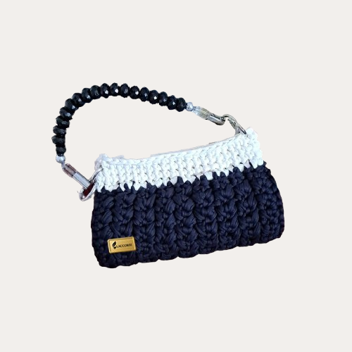 Cartera de crochet estructurada