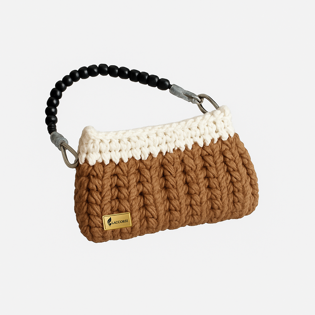 Cartera de crochet estructurada