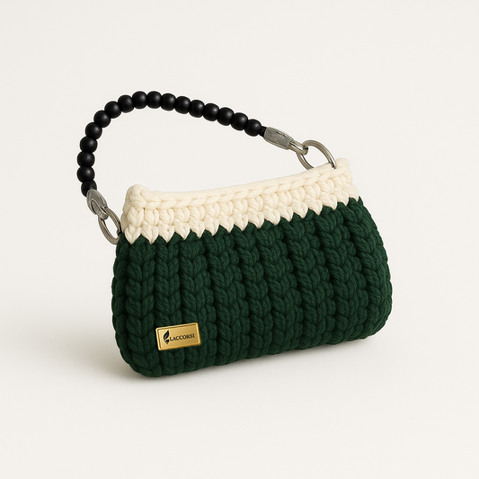 Cartera de crochet estructurada